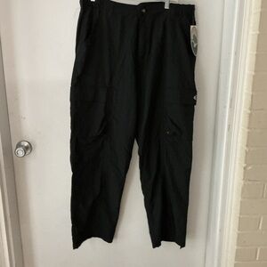 Mossy Oak Black Cargo Pants with Jogger Cuffs